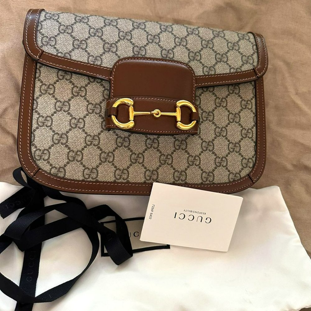 Gucci Horsebit  shoulder Bag ( Authentic)